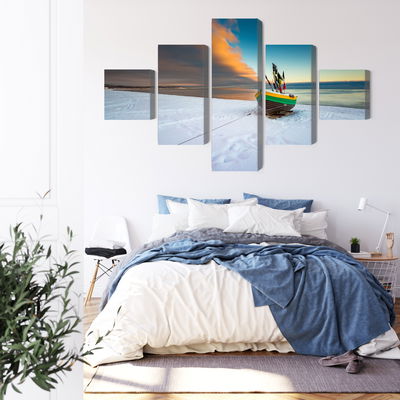 Ljuddämpande tavla - Fishing boat