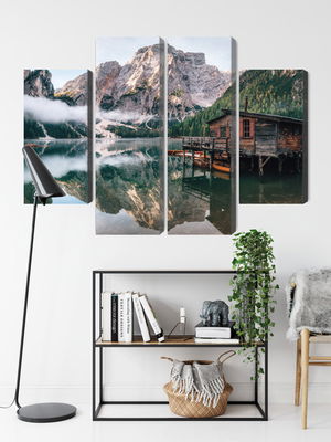 Ljuddämpande tavla - A cottage on the italian