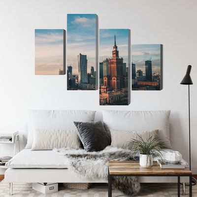 Ljuddämpande tavla - Warsaw and the view
