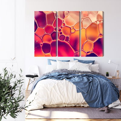 Ljuddämpande tavla - Water drops on a macro scale