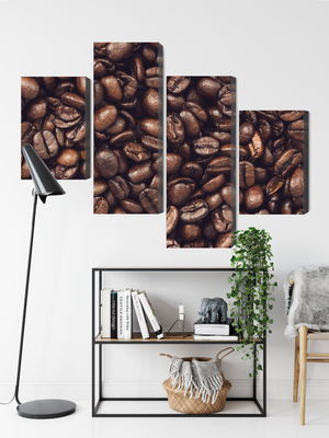 Ljuddämpande tavla - Roasted coffee beans