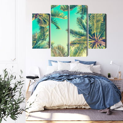 Ljuddämpande tavla - Bottom view of the palm trees