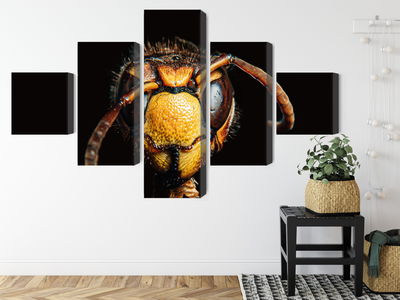 Ljuddämpande tavla - Hornet on a macro scale