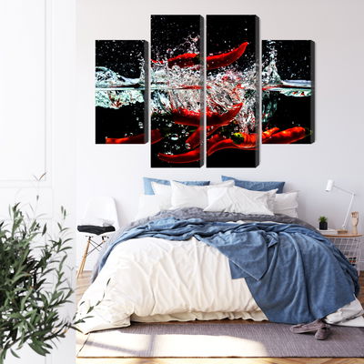 Ljuddämpande tavla - Chili in water