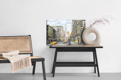 Ljuddämpande tavla - New York street as painted