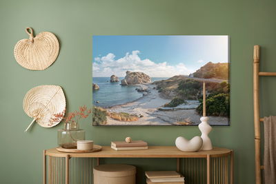 Ljuddämpande tavla - Cyprus sea shore