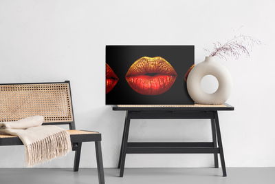 Ljuddämpande tavla - Painted lips