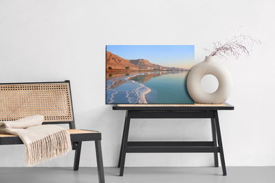 Ljuddämpande tavla - Mountain landscape by the sea