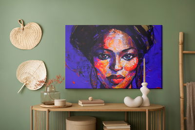 Ljuddämpande tavla - A feminine portrait