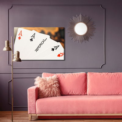 Ljuddämpande tavla - Joker among aces