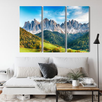 Ljuddämpande tavla - Dolomites mountain range