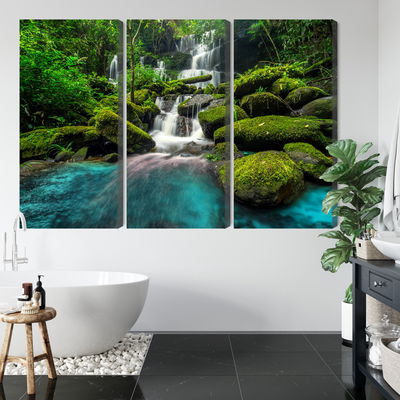 Ljuddämpande tavla - A beautiful waterfall