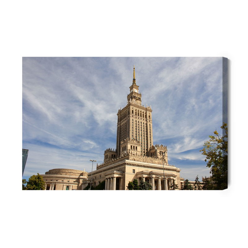 Ljuddämpande tavla - Buildings in the center