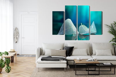 Ljuddämpande tavla - Delicate leaves close up