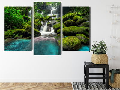 Ljuddämpande tavla - A beautiful waterfall