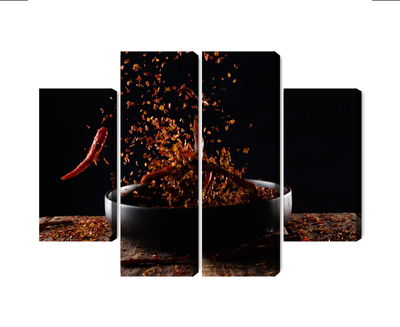 Ljuddämpande tavla - Cayenne pepper in flight