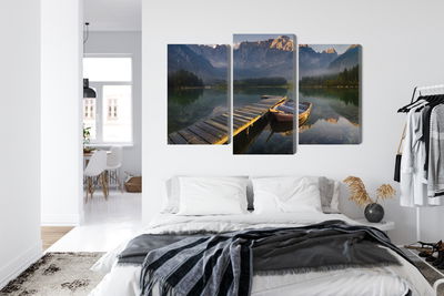 Ljuddämpande tavla - Wooden bridge over