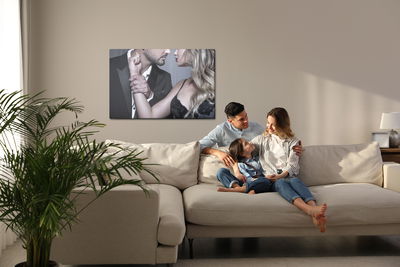 Ljuddämpande tavla - A couple in an intimate