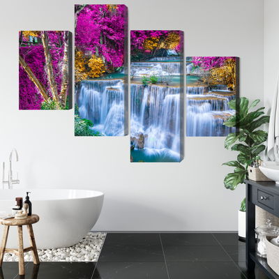 Ljuddämpande tavla - A waterfall in the fall