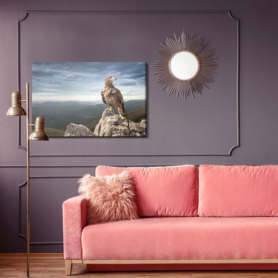 Ljuddämpande tavla - Eagle on top of the mountain