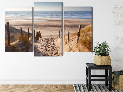 Ljuddämpande tavla - Sandy path to the north sea