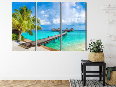 Ljuddämpande tavla - Floating houses