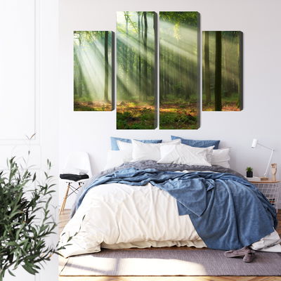 Ljuddämpande tavla - Forest landscape