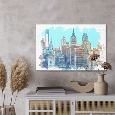 Ljuddämpande tavla - New York city skyscrapers