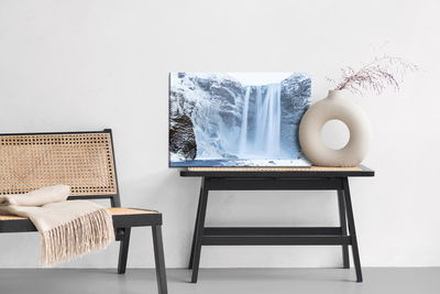 Ljuddämpande tavla - Waterfall in winter