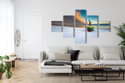 Ljuddämpande tavla - Fishing boat