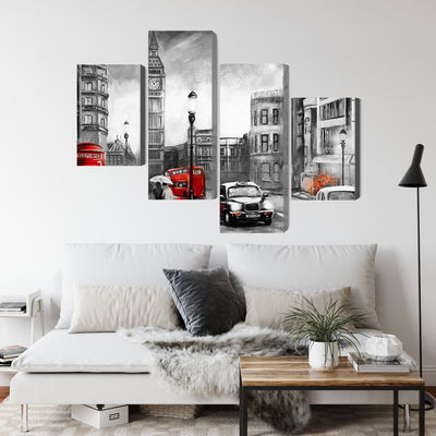 Ljuddämpande tavla - London street view