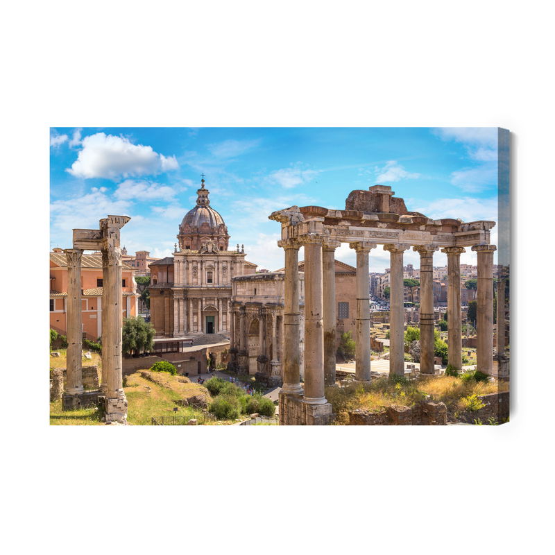 Ljuddämpande tavla - Roman forum 3d