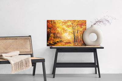 Ljuddämpande tavla - Forest in autumn colors