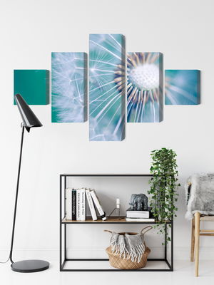 Ljuddämpande tavla - Dandelion on a macro scale