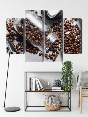 Ljuddämpande tavla - Ingredients for making coffee