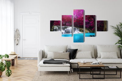 Ljuddämpande tavla - Kanchanaburi waterfall