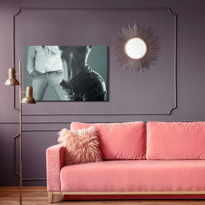 Ljuddämpande tavla - Couple in a sensual pose