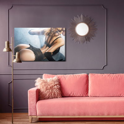 Ljuddämpande tavla - Alluring woman