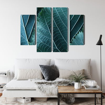 Ljuddämpande tavla - Leaves in a macro scale