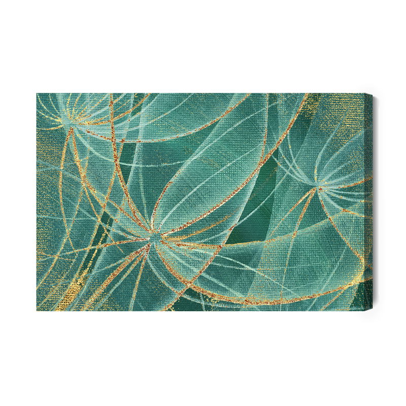 Ljuddämpande tavla - Colourful wind seeds