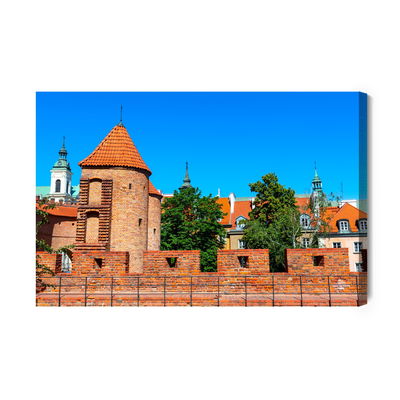 Ljuddämpande tavla - Old walls in Warsaw