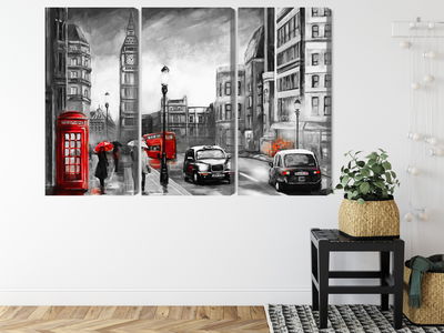 Ljuddämpande tavla - London street view