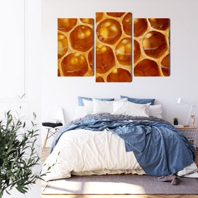 Ljuddämpande tavla - Honeycomb in macro scale