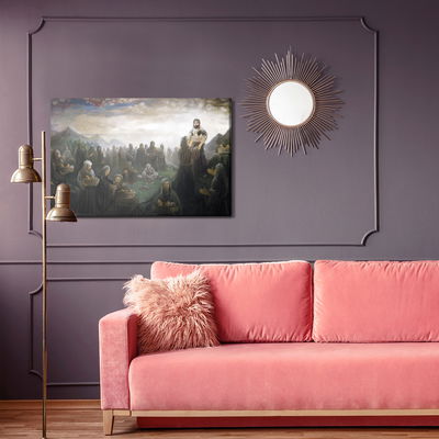 Ljuddämpande tavla - Jesus feeding thousands