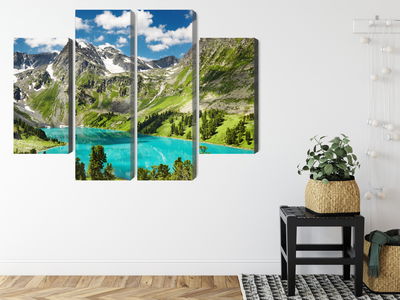 Ljuddämpande tavla - Crystalline lake