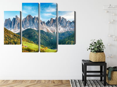 Ljuddämpande tavla - Dolomites mountain range