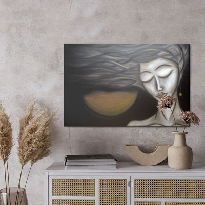 Ljuddämpande tavla - A female portrait