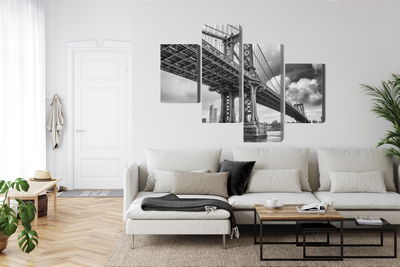 Ljuddämpande tavla - Manhattan bridge in New York