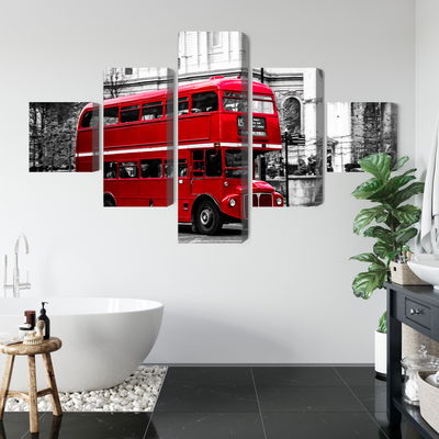 Ljuddämpande tavla - A double decker bus in London