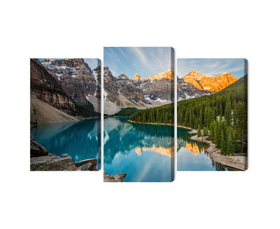 Ljuddämpande tavla - Canadian Moraine Lake 3d